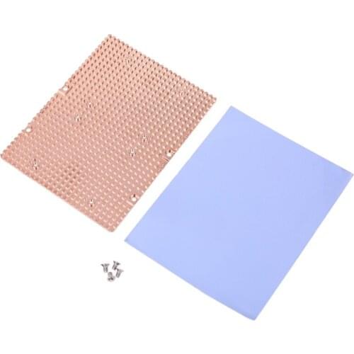 Ultra Thin Pure Copper Heatsink Cooler Hard Disk Heat Sink Thermal Pad for M.2