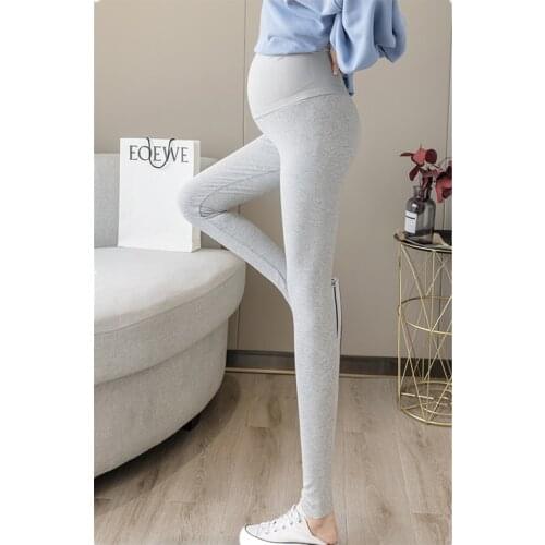 High Quality Maternity Leggings 2021 Autumn Adjustable High Waist Pants For Pregnancy Women Yoga Pants Trousers Clothing E0157