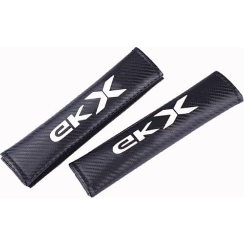 2Pcs PU Fashion Car Seat Belt Cover Car Seat belt shoulder Pads for Mitsubishi Ekx