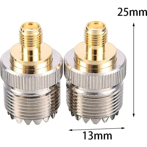 4pcs Antenna Adapter SMA Female Socket S021A To UHF-F SO239 For Baofeng UV-5R/PX-777/PX-888 Walkie Talkie Connector Jack Parts