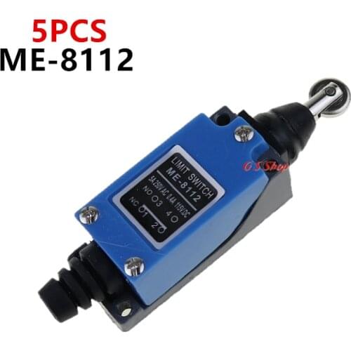 5pcs ME-8112 1NC 1NO Parallel Roller Plunger Actuator Limit stroke switch AC 250V
