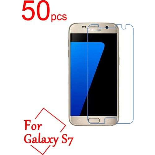 50pcs Ultra Clear Glossy/Matte/Nano Anti-Explosion LCD Screen Protector Film Cover For Samsung GALAXY S7 SM-G930 Protective Film