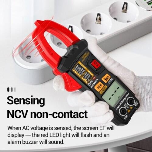 A-neng ST193 Digital Multimeter AC Amp Meter Precision Testers 6000 Counts True RMS Current Tester 600V Capacitor Clamp 69HF