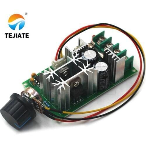 DC10-60V 12V 24V Motor Speed Control Regulator PWM Motor Speed Controller Switch 20A Current Regulator High Power Drive Module