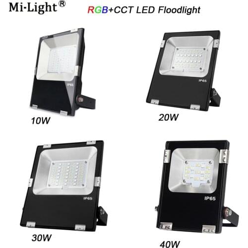 Miboxer FUTT02/ FUTT03/FUTT04 /FUTT05/FUTT06 10W/20W/30W/50W RGB+CCT LED Flood light AC100-240V DC24V IP65 Outdoor Garden Light