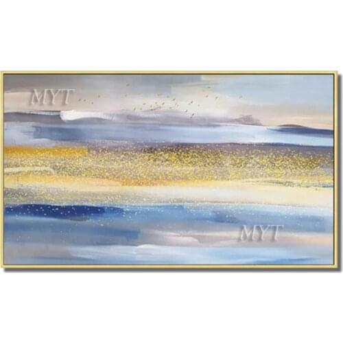 MYT A View Of The Sea100% Handpainted Oil Painting On Canvas For Living Room Home Decor Pictures Wall Art Paintings No Framed