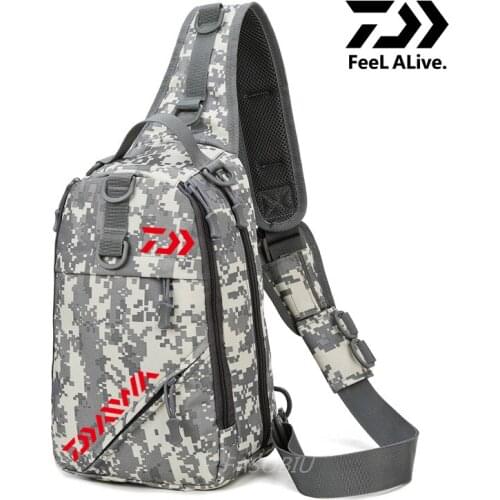 Daiwa Chest Bags Men/women Outdoor Sport Fishing Bag Multi-function Shoulder Bag Tactical Military Waterproof New Backpack