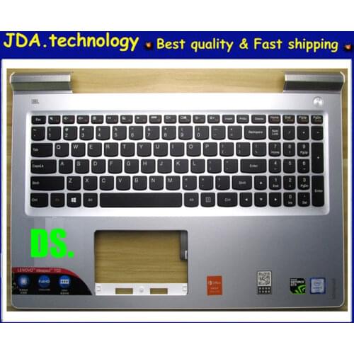 MEIARROW 96%New/org Palmrest topcase for LENOVO IDEAPAD 700-15 700-15ISK US Keyboard Upper cover C cover,Silver