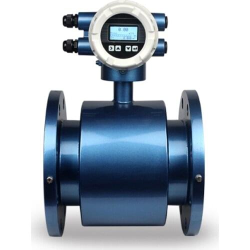 Smart water flow meter sensor 4-20ma output water type electromagnetic flow meter