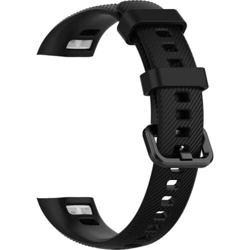 Sport WatchBand Strap for Huawei Honor 4 Watch Band Soft Silicone Replacement Bands Strap for Huawei Honor 5 Strap Black