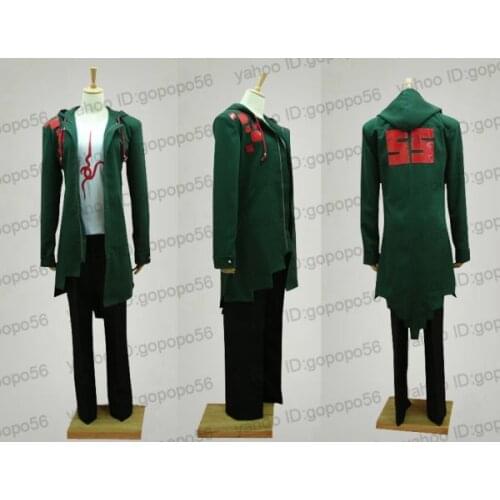 Super Danganronpa 2 Nagito Komaeda Nagito Army Green Color Cosplay Costume Clothing Custom Made