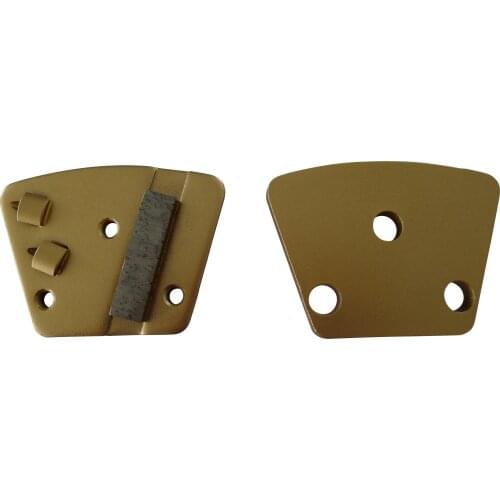 Trapezoid PCD Scrape Surface Preparation Diamond Concrete Grinding Shoes PCD Grinding Heads 9PCS Free Shipping