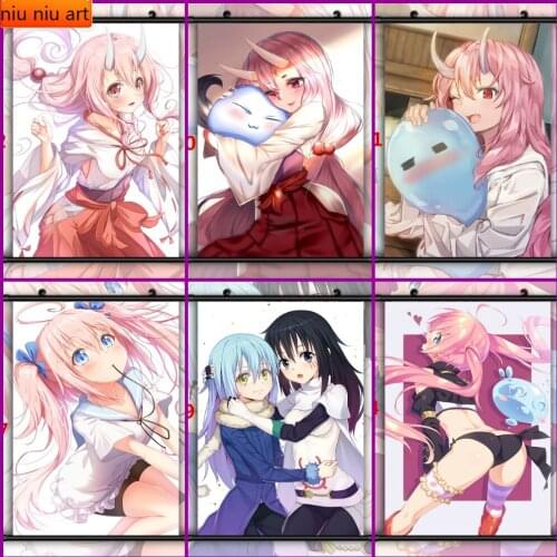 That Time I Was Reincarnated As A Slime Shuna Milim Nava Animation Diamond Painting Diamond Mosaic Cross Stitch Kits Room Decor