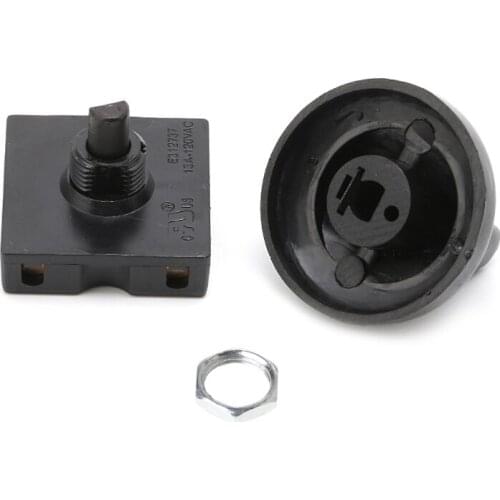 4-Position 3-Speed Fan Selector Rotary Switch Governor with Knob 13AMP 120V-250V Electric Fan Accessories Switch Replacements