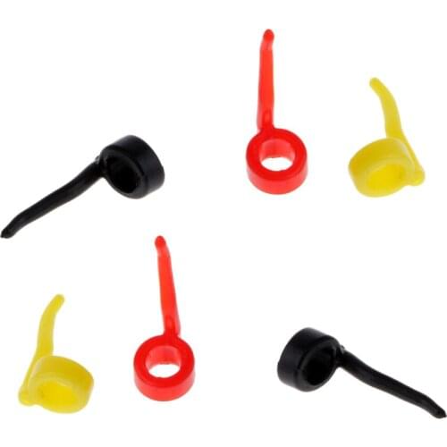 6Pcs Sleeves Up Hook Carp Fishing Line Aligner Sleeves