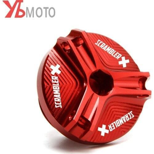 For Scrambler Desert Sled scrambler 1100 Pro Special 2019 2020 2021 Motorcycle Aluminum Engine Oil Filter Cup Plug Cover