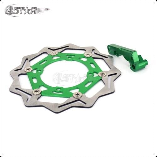 270MM Aluminum Flaoting Brake Disc + Bracket Front For KAWASAKI KX125 KX250 2006-2008 KX250F KX450F 2006-2015 KLX450R 2007-2015