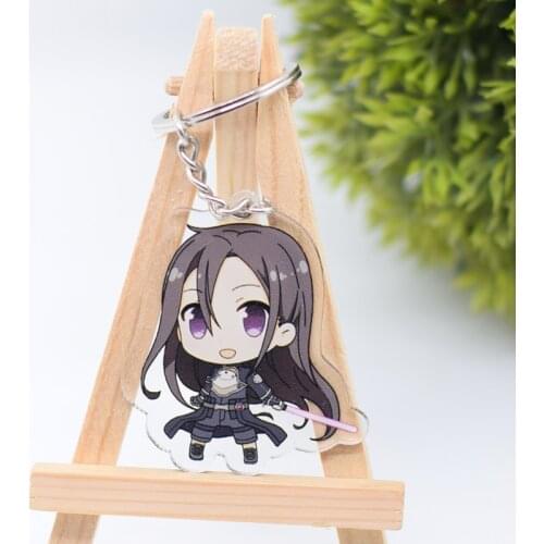 WL096 Sword Art Online Keychain Acrylic Cartoon Keyring Accessories
