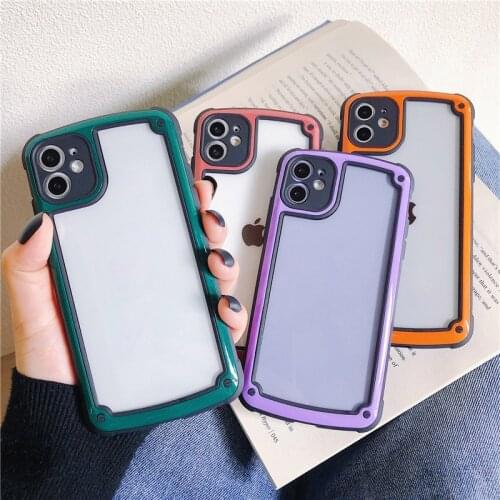 10pcs camera protection candy color cellPhone Case For iPhone 11 Pro Max XS XR X 8 6s 7 Plus cases protective cover covers