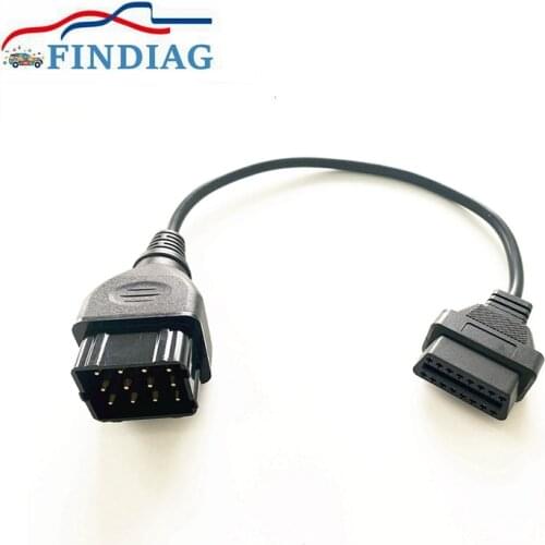 OBD2 Truck Diagnostic Cable for GAZ Diesel Truck Diagnostic Cable 12PIN To 16Pin Connector Cars Adapter