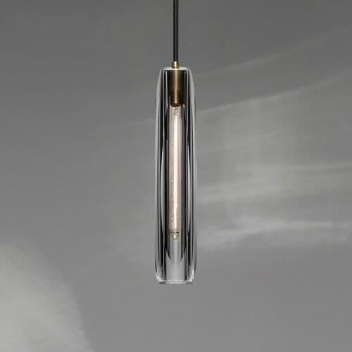 E14 LED Pendant Lamp Postmodern Bedroom Bedside Simple Lighting Hanging Fixtures Crystal Luxury Restaurant Indoor Pendant Light