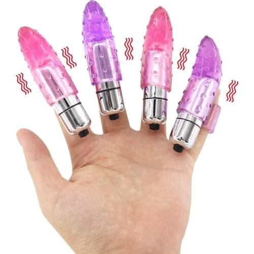 EXVOID G Spot Massager Butt Plug Tongue Vibrator Jelly Nipple Clitoris Stimulator Finger Sleeve Sex Toys for Women Lesbian