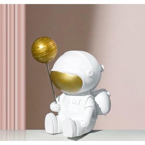 Plaster Mold Moon Design 3d Astronaut Silicone Mold Suitable for making Epoxy resin Cement Concrete Moon Lunar Mold