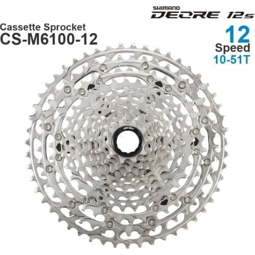 SHIMANO DEORE M6100 12v Cassette Sprocket - 12-Speed - HYPERGLIDE for MTB bike Original Parts