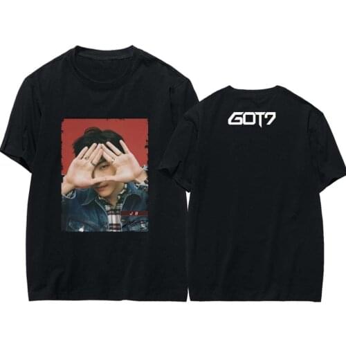 Kpop Got7 T Shirt Women 2019 New Style Tee Shirt Femme Casual Tshirt Jackson JB Jinyoung Mark Clothes