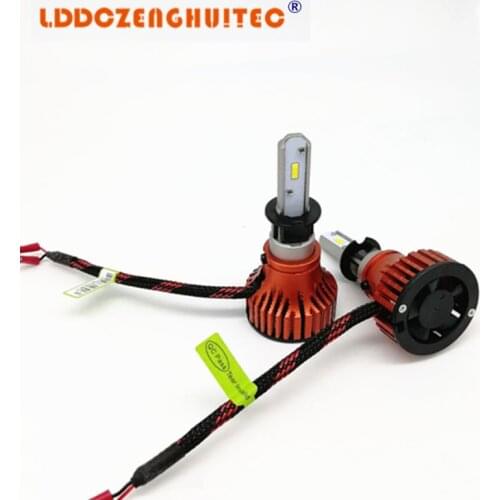 LDDCZENGHUITEC Auto H4 LED H7 H11 H8 9006 HB4 H1 H3 HB3 Car Headlight Bulbs 60W 8000LM High Low Beam Automobiles Lamp 6500K 12V