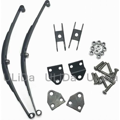 1 Pair /2 Pairs 1/10 Rock Crawler Steel Leaf Spring Suspension Set for 1/10 D90 RC Crawler Car