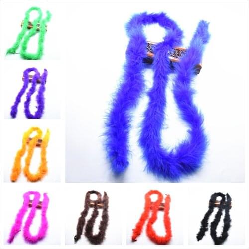 New 2yard fluffy Turkey Feathers Boa slim evening dress / clothing / shawl /party Wedding Decorations feathers for crafts plumes