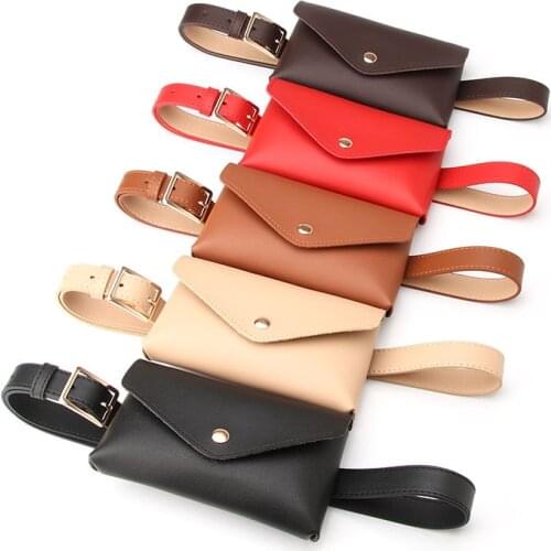 2020 New Fashion Ladies Belt with Pocket Mini Phone Keys Small Pockets Decorated Belts Women Wholesale Drop Shipping