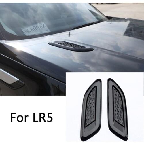 For Land Rover Discovery Sport LR4 lr5 For Range Rover Evoque Vogue Hood Air Vent Outlet Wing Trim Stickers For Freelander 2