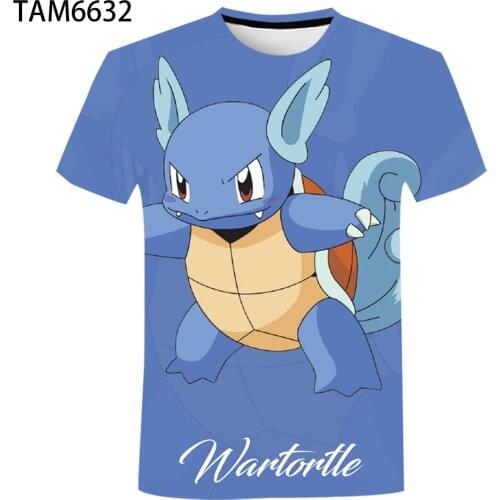 Get Dragon 2021 Summer 3D Printing Mens Fun Blouse Personality Casual Short-Sleeved Color Mens Round Neck Hip-Hop T-Shirt