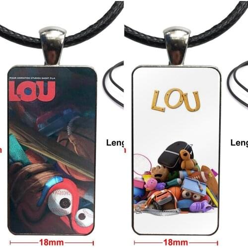 For Women Handmade Girls Funny Films Lou Poster Brand Steel Color Jewelry Fashion Statement Necklace Glass Necklaces Pendants