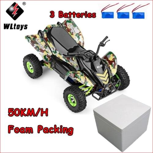 1/12 High Speed RC Car 12428-A 2.4G 4WD Brushed Off-road Motorcycle Remote Control Viechle Machine RTR RC Buggy Off-Road car toy