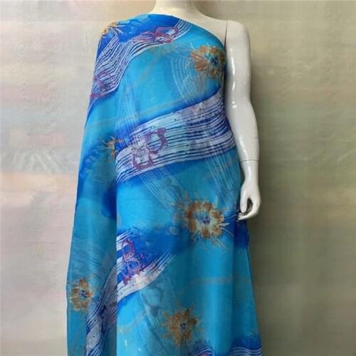 5 yards! most beautiful Silk lace Fabric Satin For Dress new arrival African silk fabric good quality LXE032601