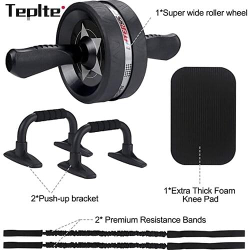 EnterSports Abdominal Wheel 6 in 1 Abdominal Roller Set Resistance Band is suitable for male and female abdominal exercises