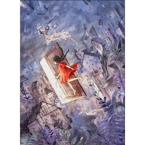 5D DIY Diamond Painting Forest Pretty series Pretty girl Diamond Embroidery Full Cross Stitch Rhinestone Mosaic Home Decor Gift