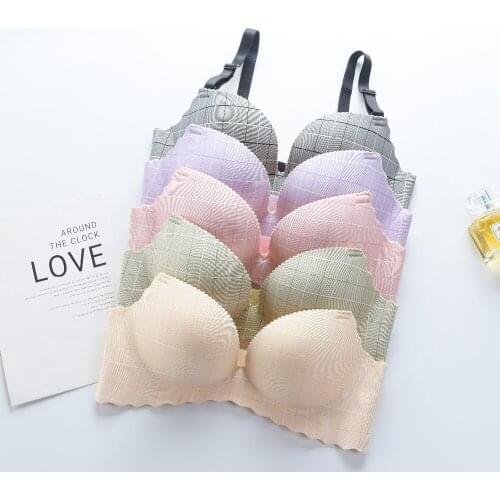 Sexy Bras For Women Seamless Bra Push Up Lingerie Ultra-thin Cup Bralette Brassiere Female Underwear Set Spring Summer Intimates