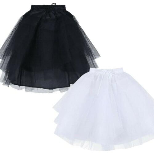 Flower Girls 3 Layers Tutu Underskirt Petticoat for Toddlers Party Wedding Dress 2022