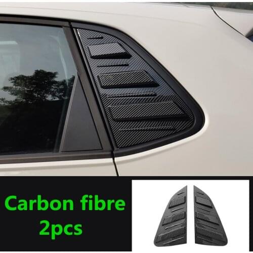 For Volkswagen VW polo plus 2019 car accessories Exterior Rear Windows Triangle blinds Cover