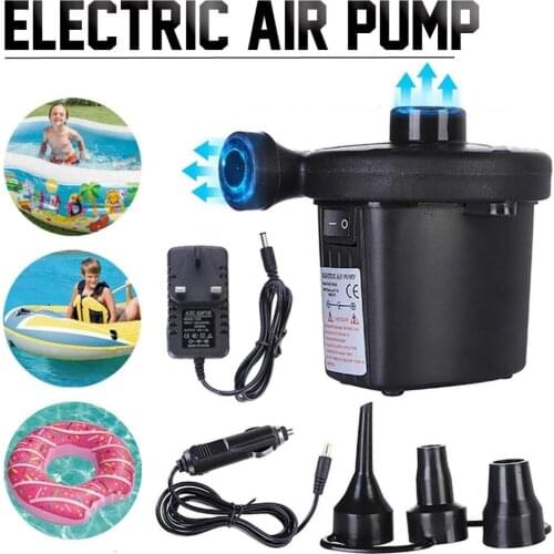 Electric Air Pump For Paddling Pool Fast Inflator Deflator Camp Air Bed Mattres Small Household Electric Air Pump 110v~240v