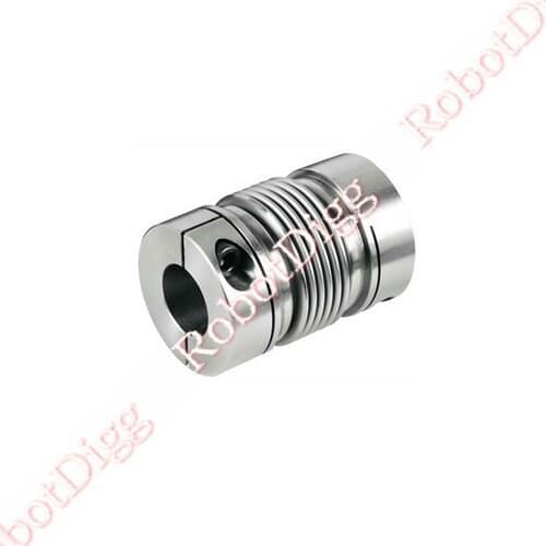 Flexible Clamping Coupler : 5mm bore shaft to 5mm bore screw