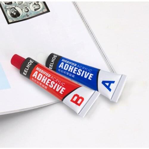 2pc A+B Metal Repairing Adhesive Super Glue Machinery Vehicles Water Tank Special Leakage Plugging Welding Glue Dropshipping