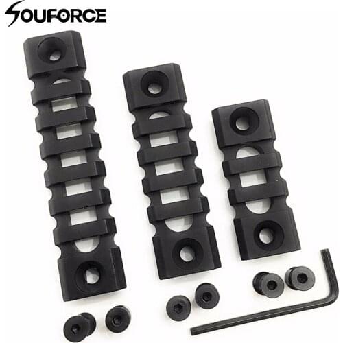 Lightweight Picatinny Rail Section for Keymod Handguard Mount Pack of 3 (3-slot,5-slot,7-slot) for AR MSR Rifle