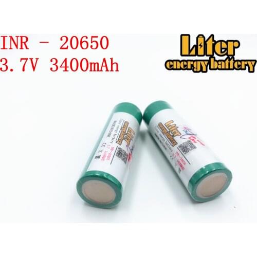 20650 18650 Battery Rechargeable Battery 3.7V 3400mAh Li-ion Rechargeable Battery For Flashlight Torch accumulator battery