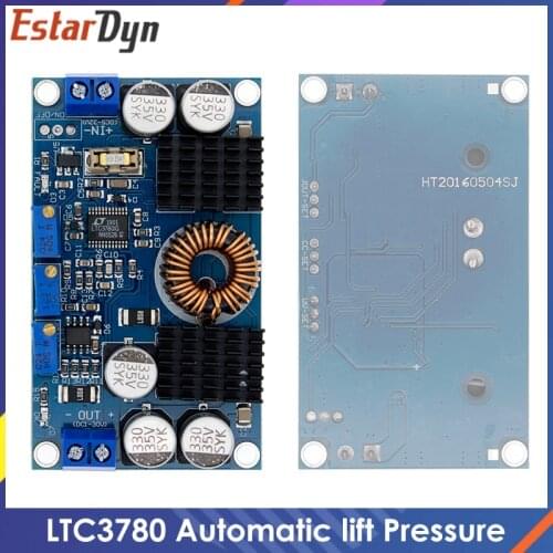 D81 LTC3780 DC 5-32V to 1V-30V 10A Automatic Step Up Down Regulator Charging Module