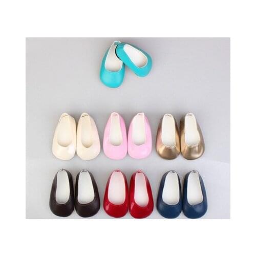 Multicolor Fashionable Small Leather Shoes Fit 18 Inch American & 43 Cm Baby New Born Doll Accessories Generation Girls Toy